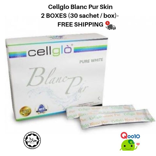 Qoo10 Cellglo Blanc Pur Skin 2 Boxes 30 Sachet Box Free Shipping Nutritious Items