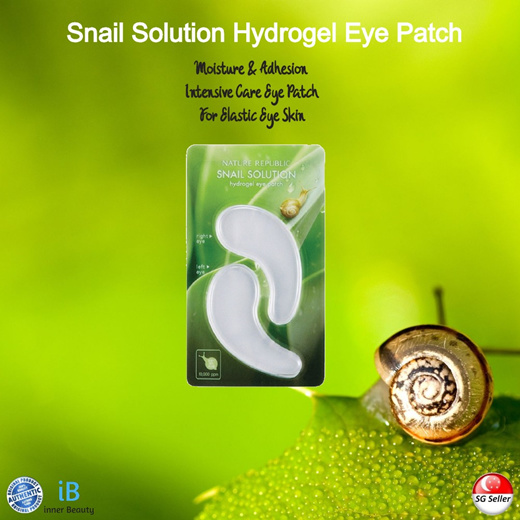 Qoo10 Nature Republic Bundle 3 5 Snail Solution Hydrogel Eye Patch 4gr K Beauty