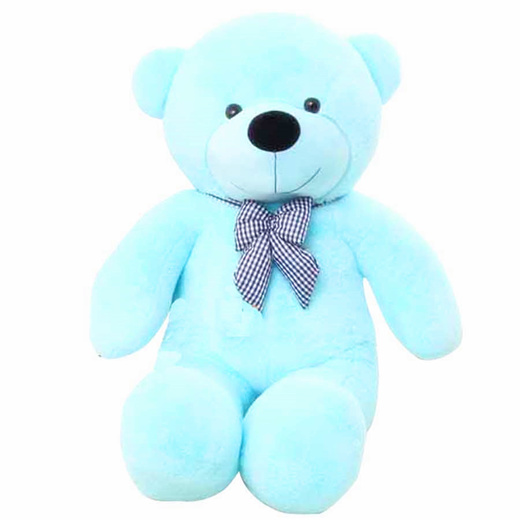 large blue teddy bear