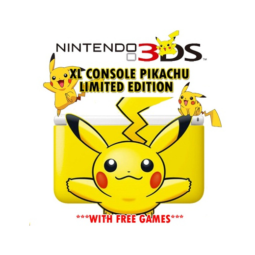 3ds xl pikachu limited edition