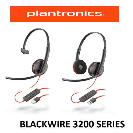 plantronics headset blackwire 3200 series