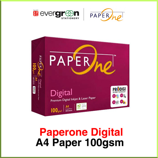 [SG] Paperone Digital A4 Paper 100 GSM Paperone Digital [Evergreen Stationery]