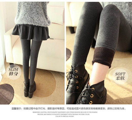 Qoo10 - D Skirt Leggings/women winter leggings/plus size thermal  wear/-15degre : Women's Clothing