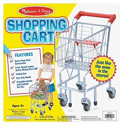 metal shopping cart toy