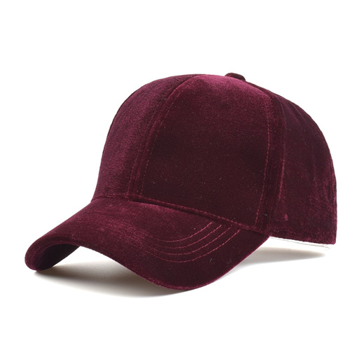 womens velvet baseball cap