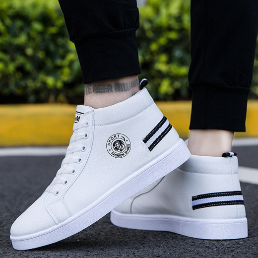 casual mens high top shoes