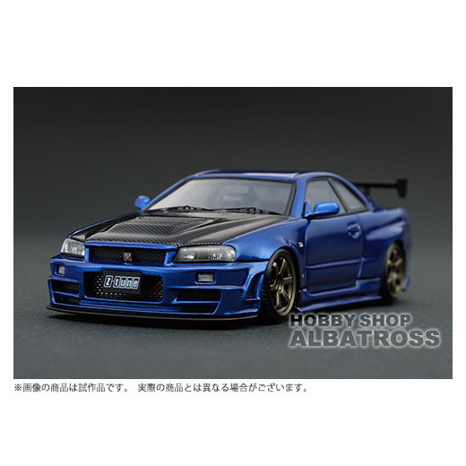 Qoo10 Ignition Model 1 43 Nismo R34 Gt R Z Tune Bayside Blue Ig 0606 Collectibles Books