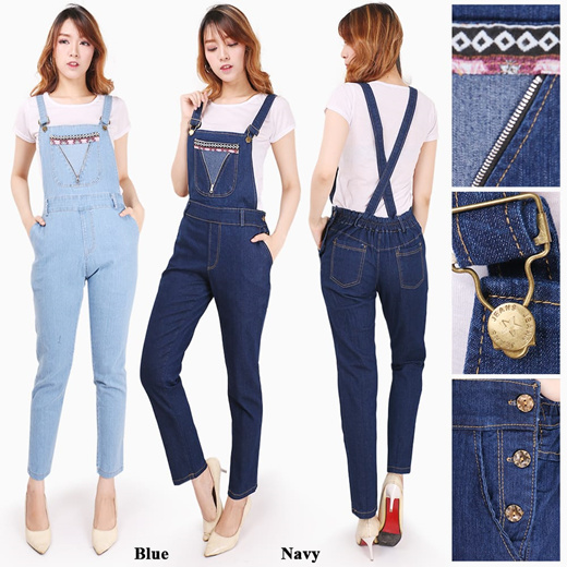 jumpsuit overall jeans celana