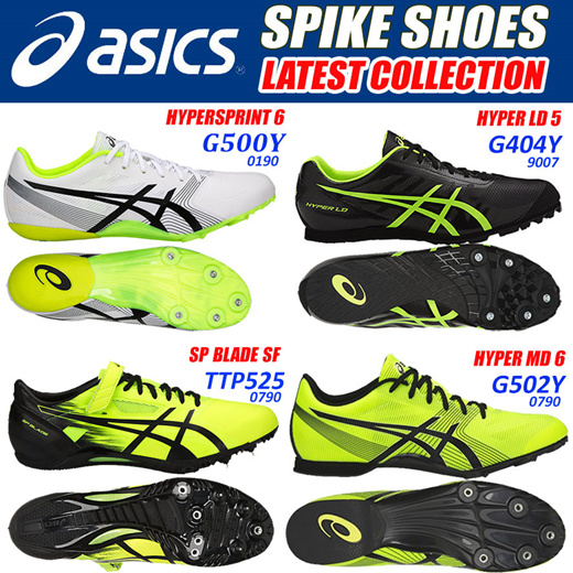 asics spikes running shoes