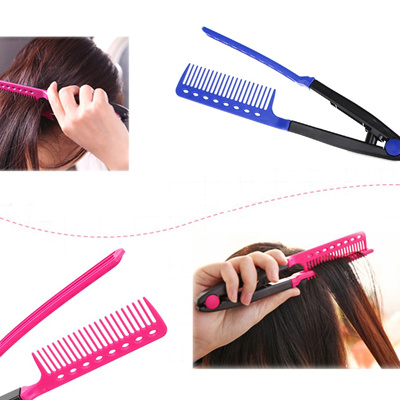 Qoo10 Fashion V Type Hair Comb Hair Straightener Combs Diy Salon