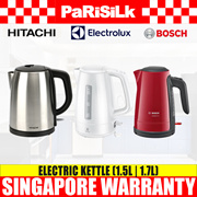 Hitachi HEK-E60 | Electrolux EEK1303W | Bosch TWK6A014 Electric Kettle | Flask | Jug (1.5L / 1.7L)