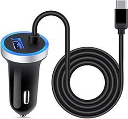 78W USB C Car Charger, Super Fast Charging Cigarette Lighter Adapter, 3  Port Power Delivery Auto Cargador for Samsung Galaxy S22 Ultra, Apple  iPhone