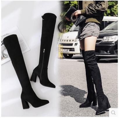 high knee winter boots