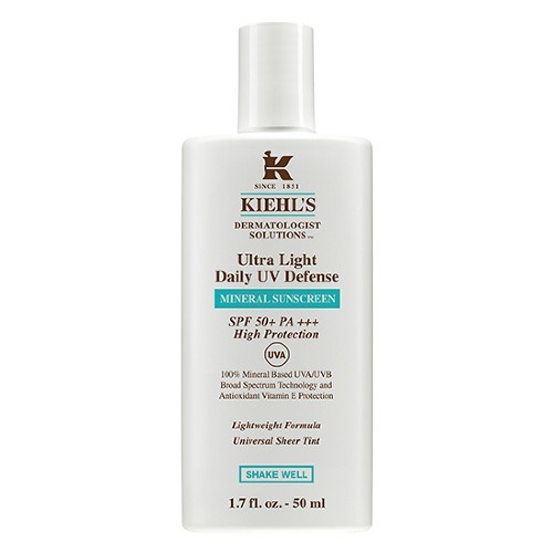 kiehl's ultra light daily uv defense mineral sunscreen spf 50