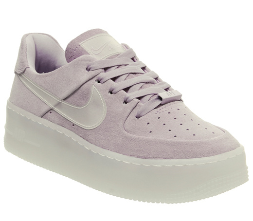 nike air force 1 sage trainers violet mist irridescent