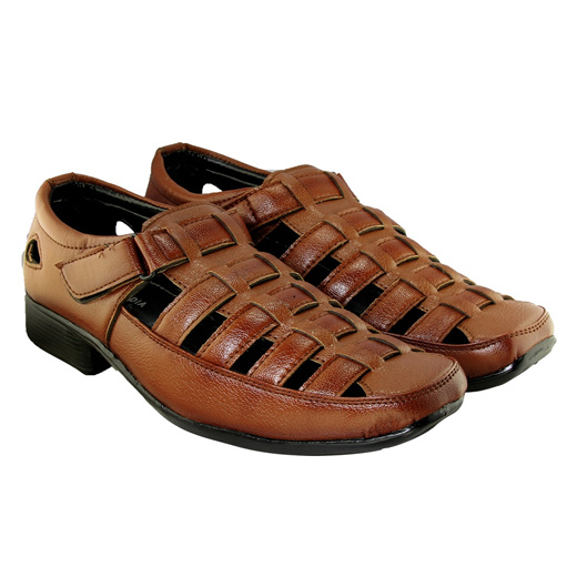 tan velcro shoes