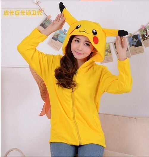 pikachu hoodie womens