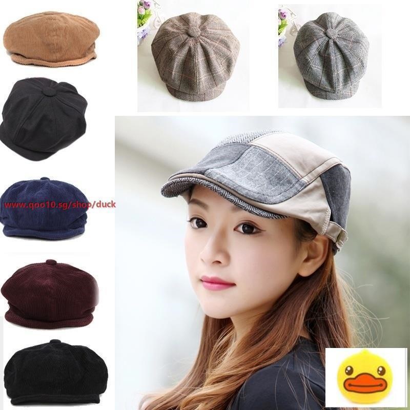 herringbone duckbill ivy hat classic wool cap golf newsboy