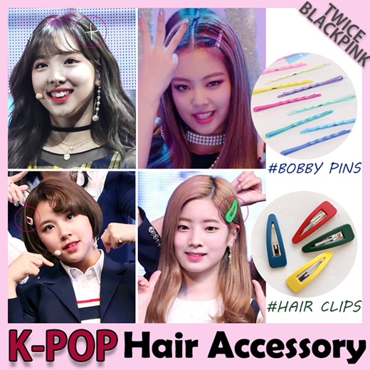 Qoo10 K Pop Style Twice Blackpink Hair Acc Bobby Pins Set Hair Clips Fashion Accessor