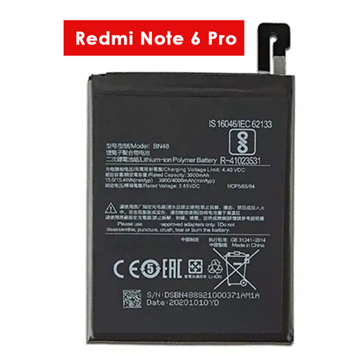 redmi 6 pro battery capacity