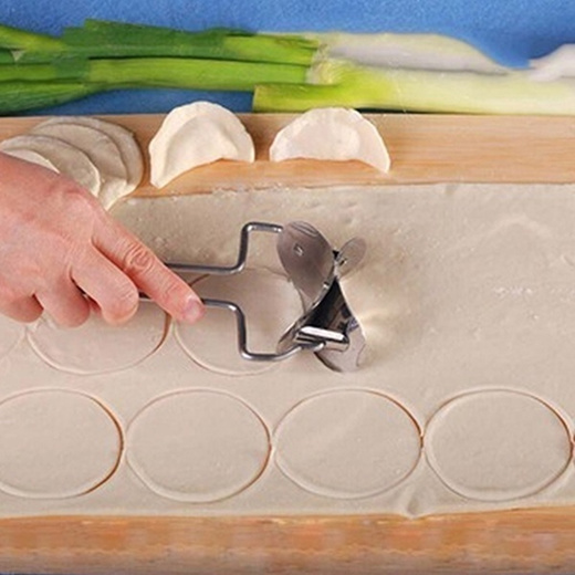Stainless Steel Dough Press Maker Dumpling Cutter Pie Making Mold Pastry Tool GD