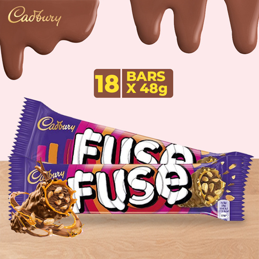 Qoo10 - (Pack of 18) Cadbury Fuse Chocolate Bars (48 g x 18 Pcs) : Groceries