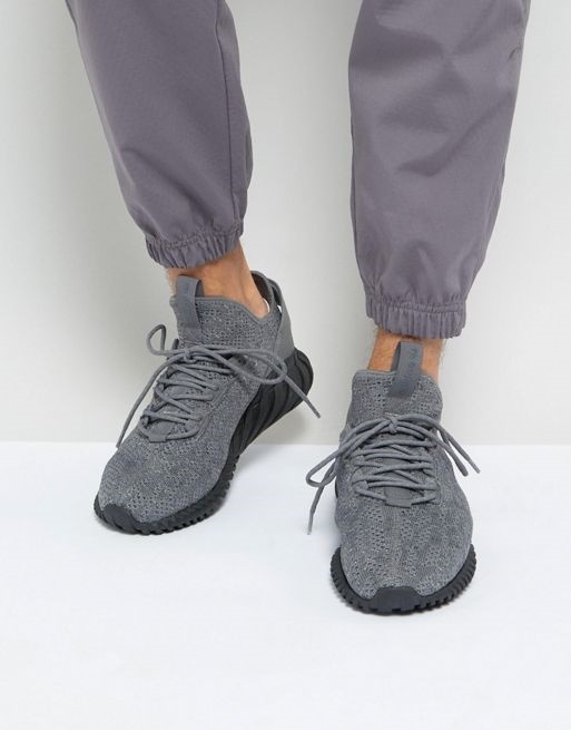 Qoo10 - adidas Originals Tubular Doom Sock Primeknit Sneakers In Gray BY  3564 : Shoes