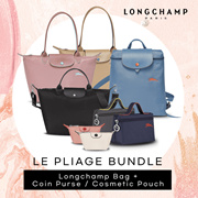 Branded Bags Set/ Longchamp Special Collection+Logchamp Coin Purse/Longchamp Le Pliage Totes/bags
