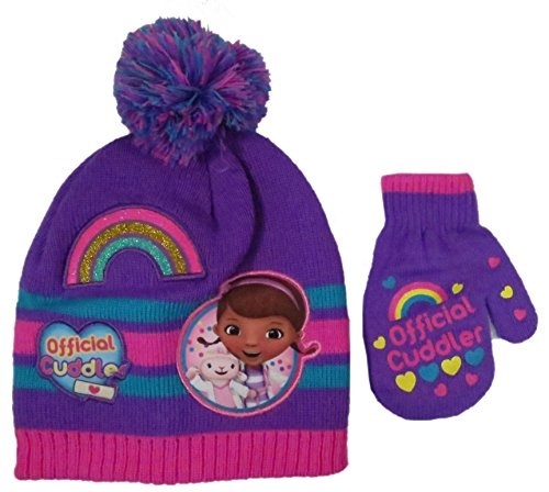 hat and glove set for toddler girl