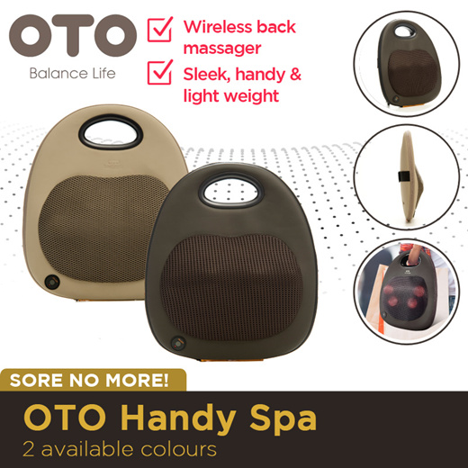 Qoo10 - OTO Handy Spa Wireless back massager. Soothing heat  therapy/Lightweigh : Household & Bedd