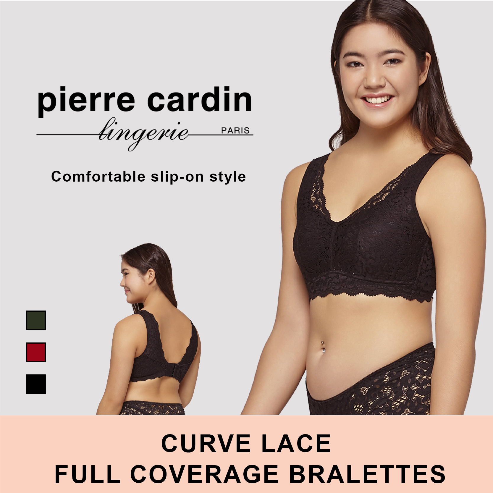 pierre cardin bralette