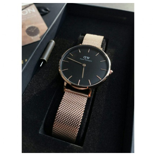 daniel wellington classic petite melrose black