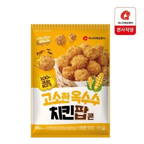 [마니커에프앤지] 고소한 옥수수 치킨 팝콘 500g 