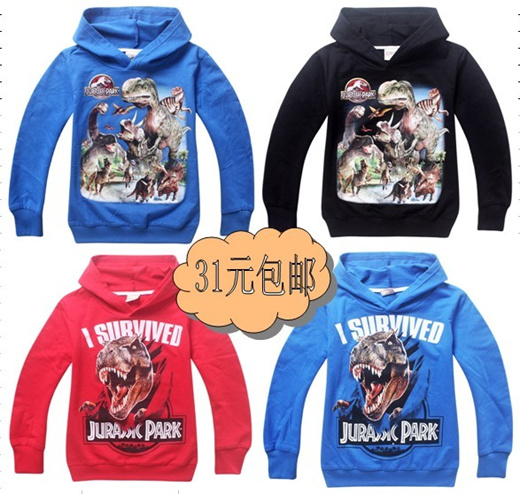 jurassic world boys hoodie