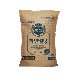 백설 하얀설탕 15kg/무료배송