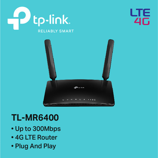 Tp Link Singapore Tp Link Tl Mr6400 300mbps Wireless N 4g Lte Router 3 Years Local Warranty