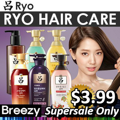 Supersale $3.99!! BREEZY? [RYO] Hit Item Collection / Korean No.1 Hair Care Brand / Shampoo / Treatment / Jayang / Hambit Deals for only S$25 instead of S$25