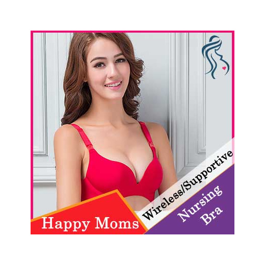 supportive nursing bra