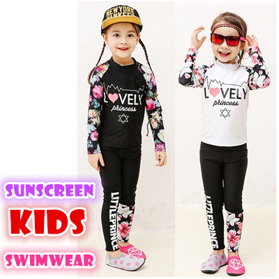 long sleeve swimsuit child