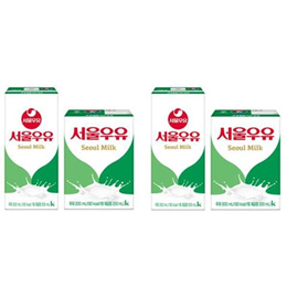 서울우유 멸균 우유 200ml x 48팩