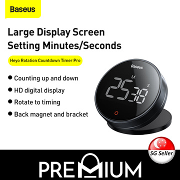 Large LCD Display Minute Second Count up Countdown Magnetic