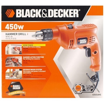 KR454RE Black & Decker HAMMER DRILL 450W