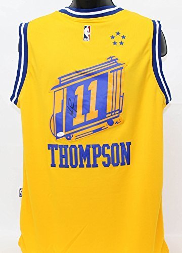 klay thompson warriors jersey