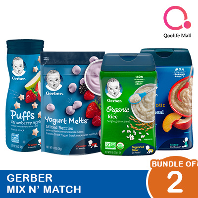 Qoo10 - [NESTLÉ GERBER] Bundle of 2: Gerber Puffs Yogurt Melts Cereal ...