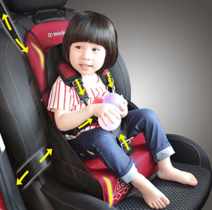 baby sitting chair in car