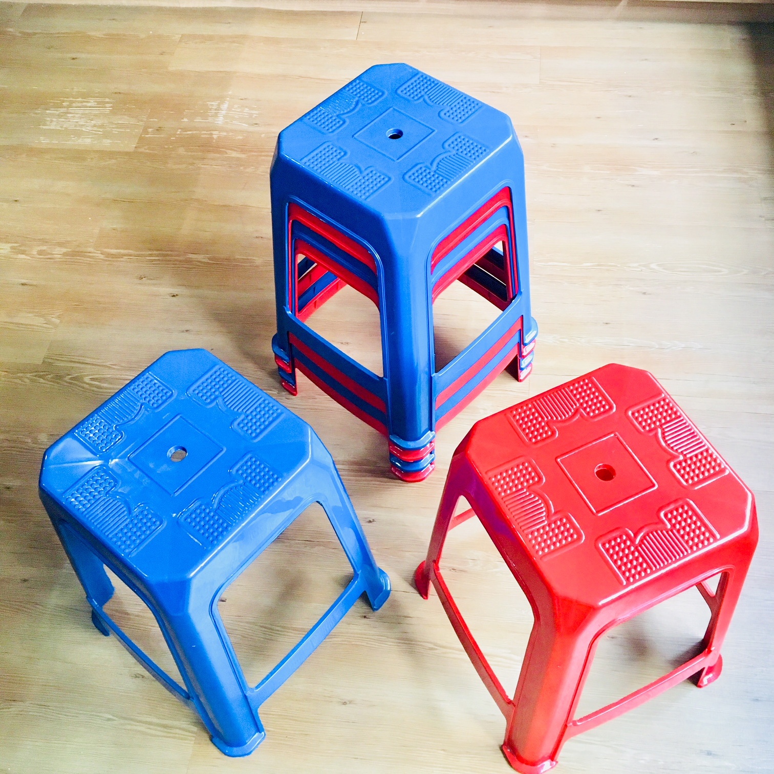 Qoo10 Plastic Stool chair Furniture & Deco