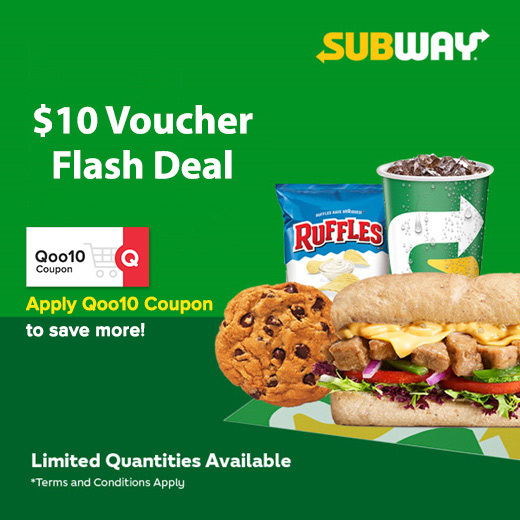 Qoo10 Subway Special Promo 10 Cash Voucher Qoo10 Coupon Friendly