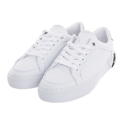 white guess tennis shoes