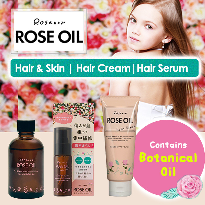 Qoo10 Rosenoa Rose Oil Botanical Hair And Skin Treatment Oil Hair Cream H Hair Care