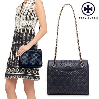 quilted tory burch tote